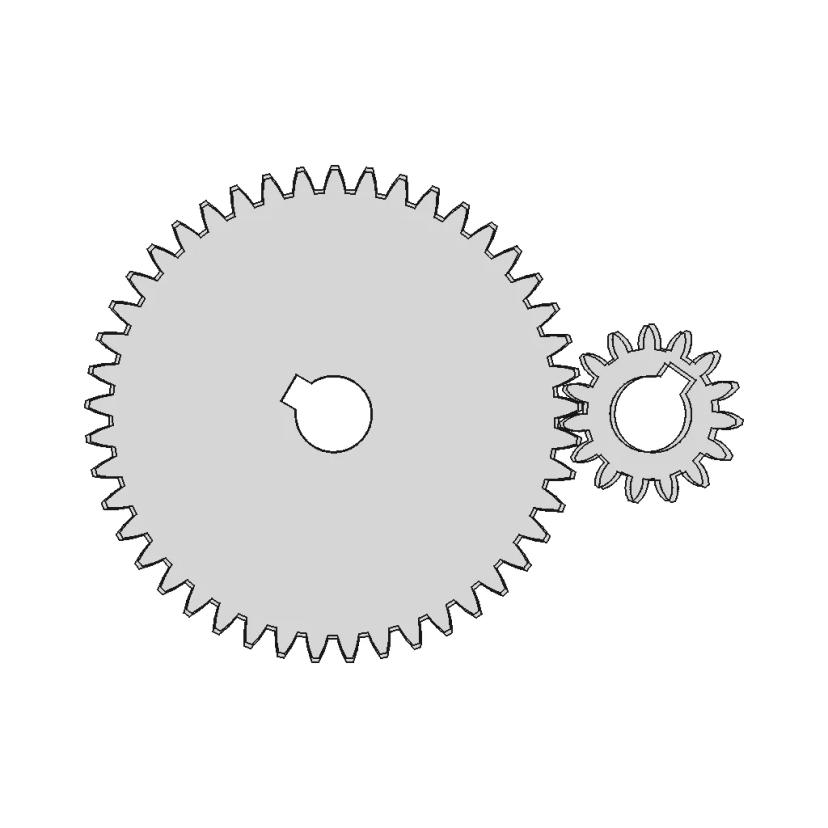 Multi Stage Velocity Reducer Spur Gearbox | High-Quality CAD Model