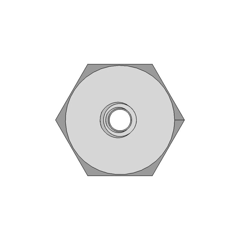 Hex Hub 12 Mm - Standard Mechanical Component