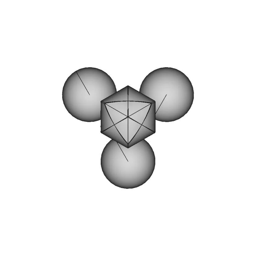 Abstract Globular Shape - Standard Mechanical Component