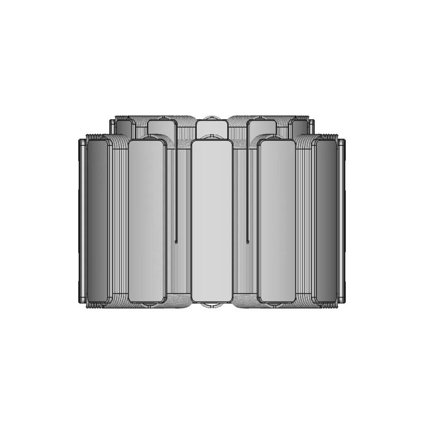 Dc Motor Winding - Downloadable CAD Representation
