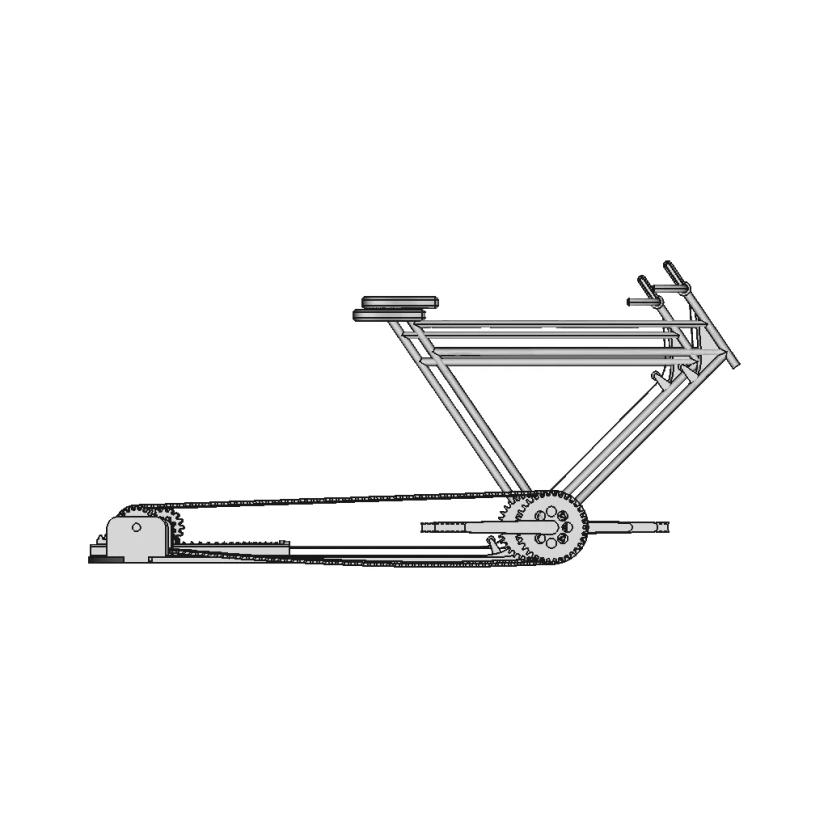 Rickshaw Hand Drive System | 3D Engineering Design File