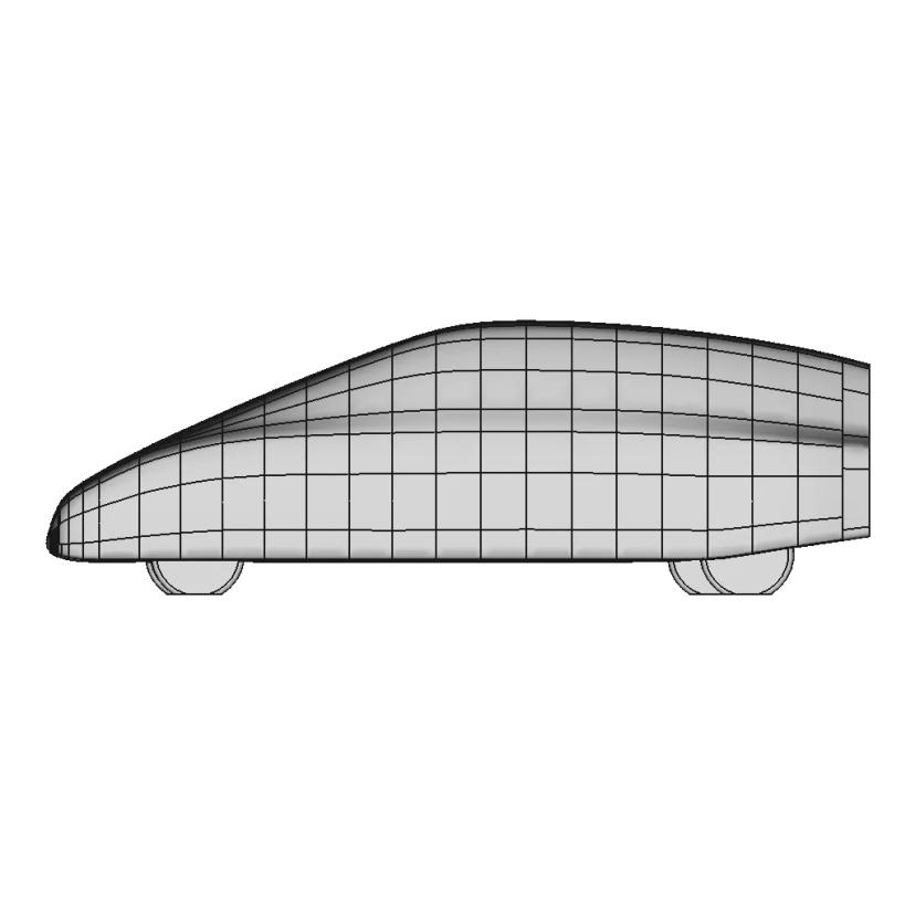 Asmo Vehicle For Cfd Studies | High-Quality CAD Model