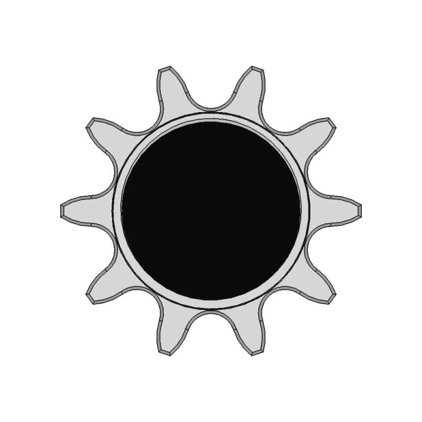 Fixed Gear 10T M30X1 - Standard Mechanical Component
