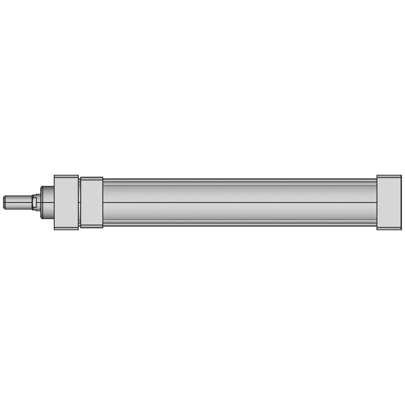 Pneumatic Actuator O50X300 Sc | High-Quality CAD Model