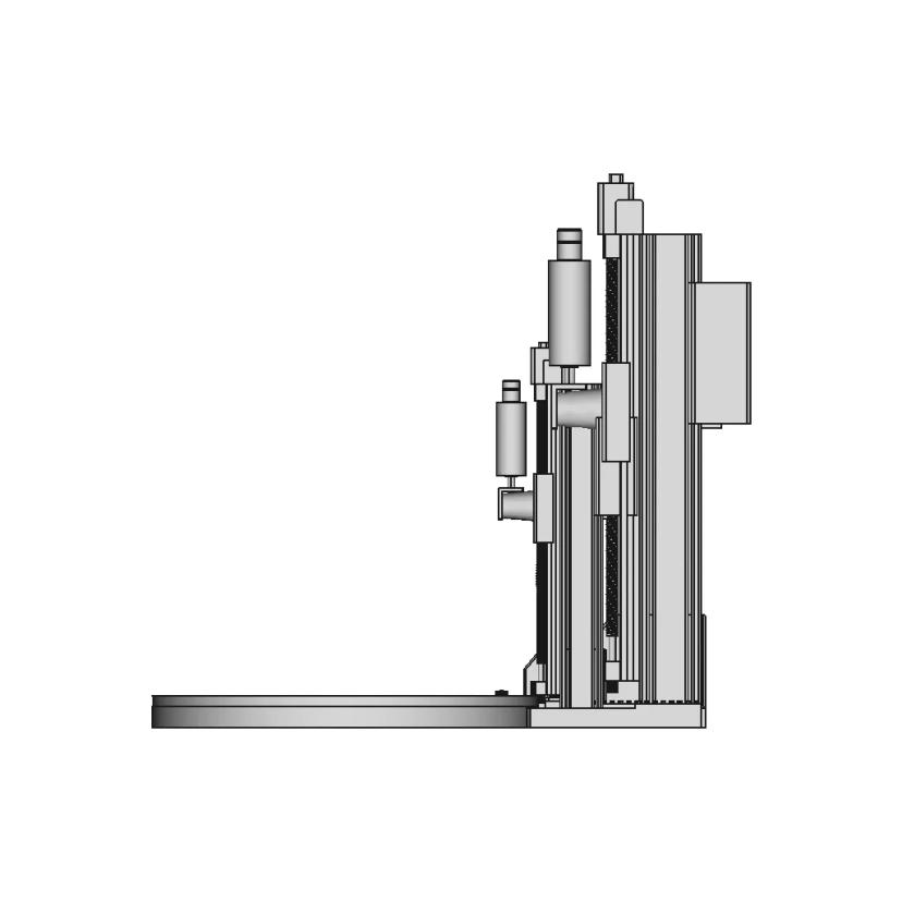 Pallet Stretch Wrapping Machine Film Packaging Film Wrapping - Downloadable CAD Representation