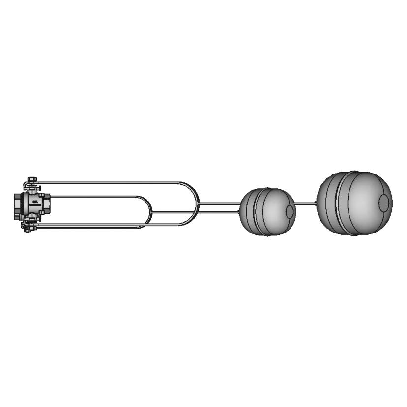 Ball Valve Stop Vertical | High-Quality CAD Model
