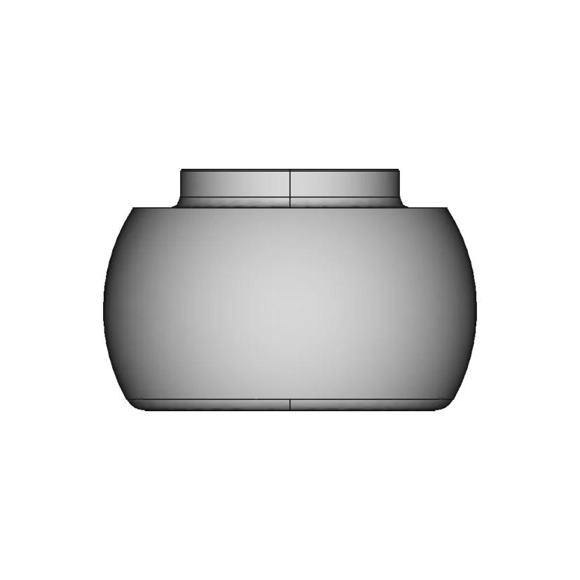 Container 380 Gramm Body Cream 1 | Industrial CAD Design