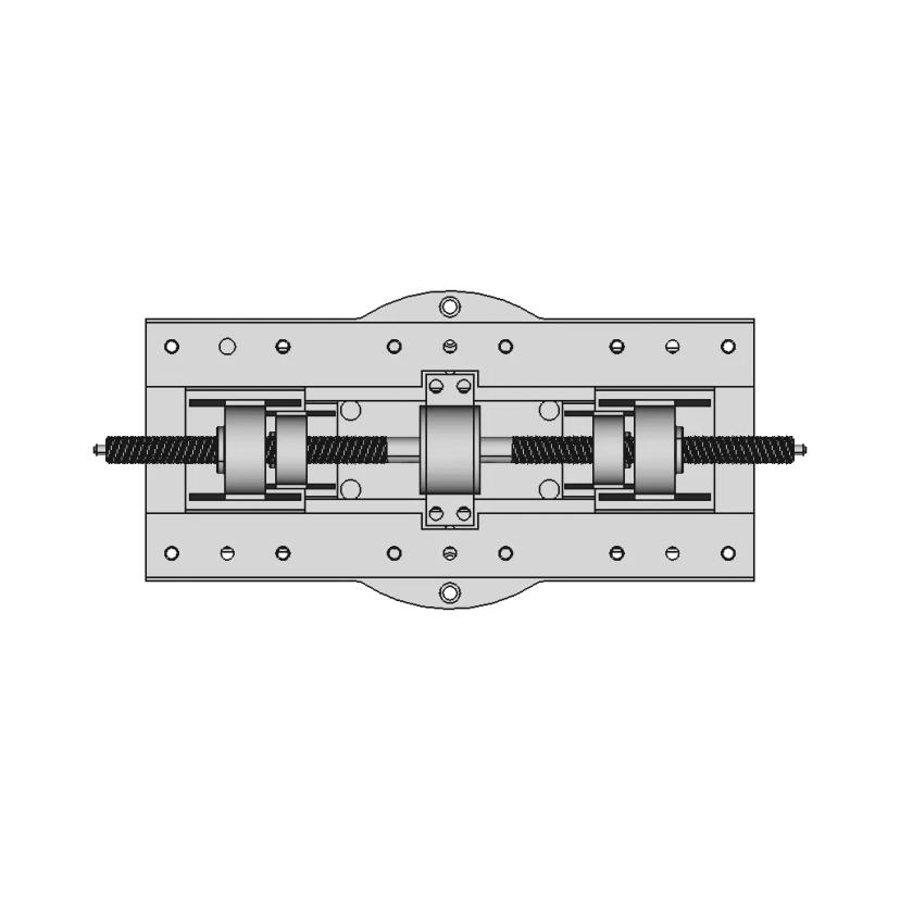 Es Merkezli Cift Acilir Mengene 1 | Industrial CAD Design