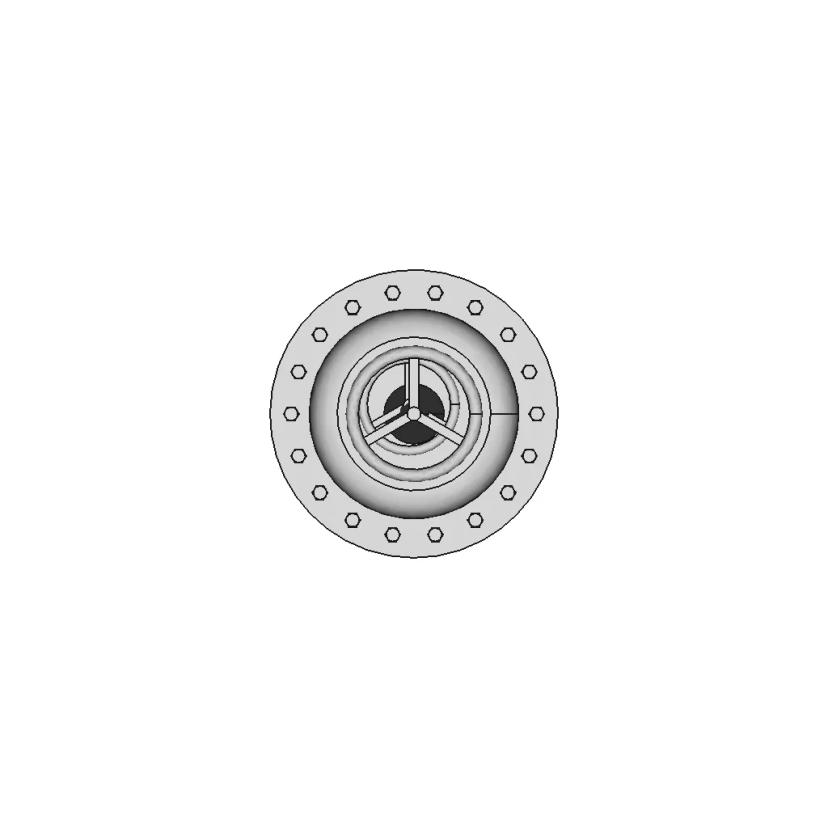Control Valve Dn150 Class 150 Sch40 1 | Industrial CAD Design
