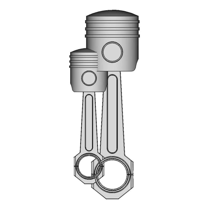 Piston 870 | Industrial CAD Design