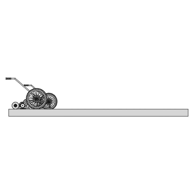 Manual Sweeping Machine 1 | Industrial CAD Design