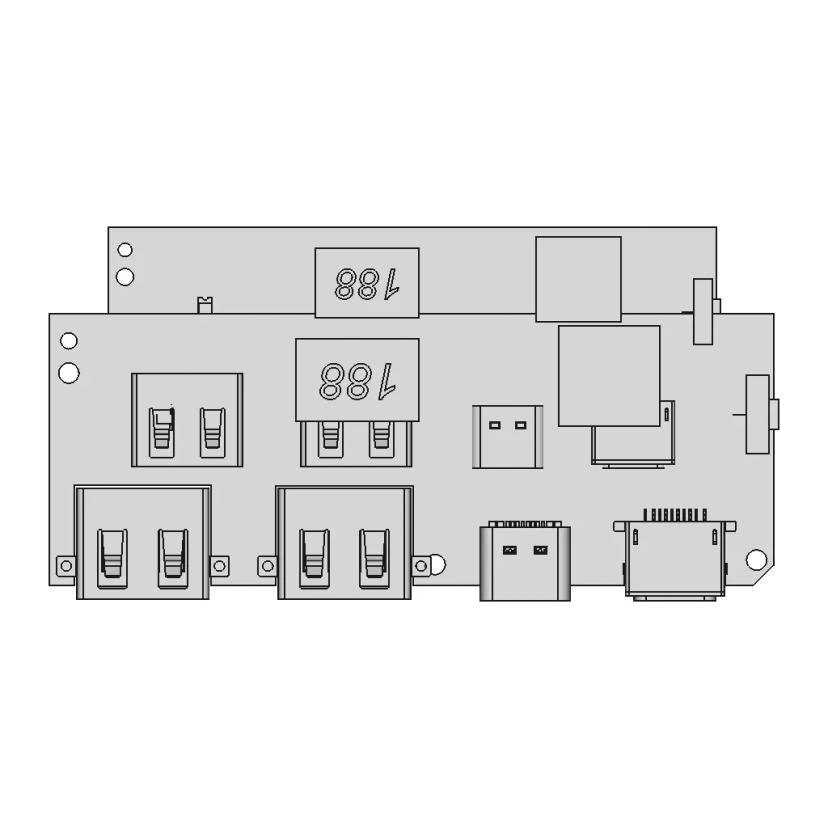 Qc4 0 Qc3 0 Led Dual Usb 5V | CAD Model for Energy Systems