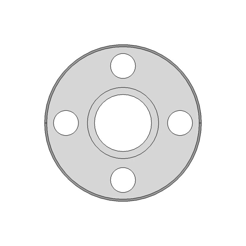 Round Flange Trapezoidal Tr O8 10 26 30 Mm 1 | Professional CAD Design