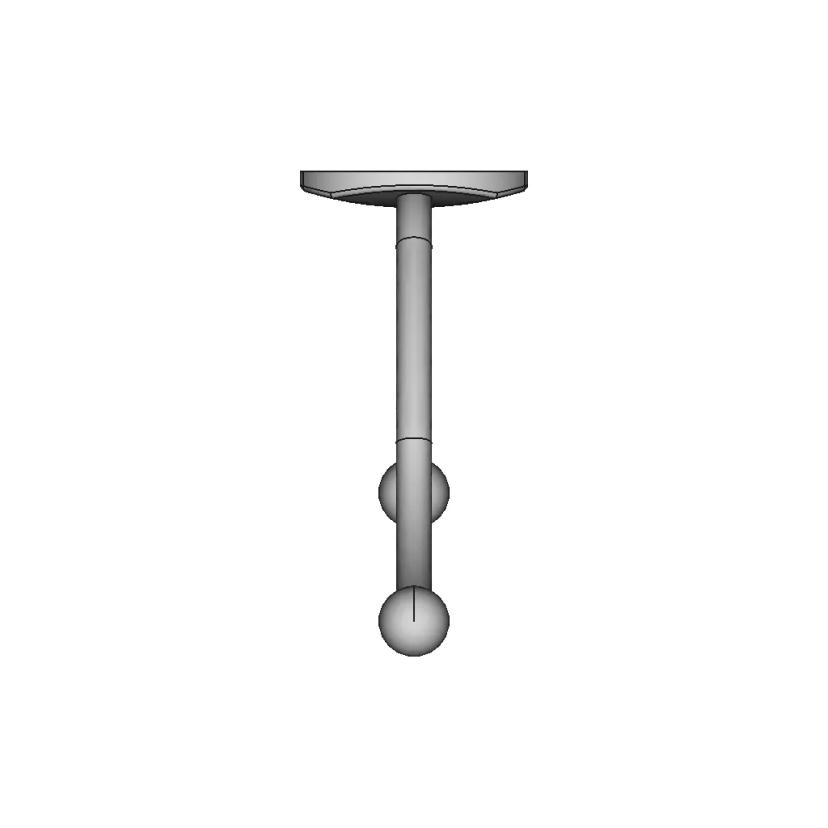 Pendurador Duplo Double Hanger 1 | Professional CAD Design