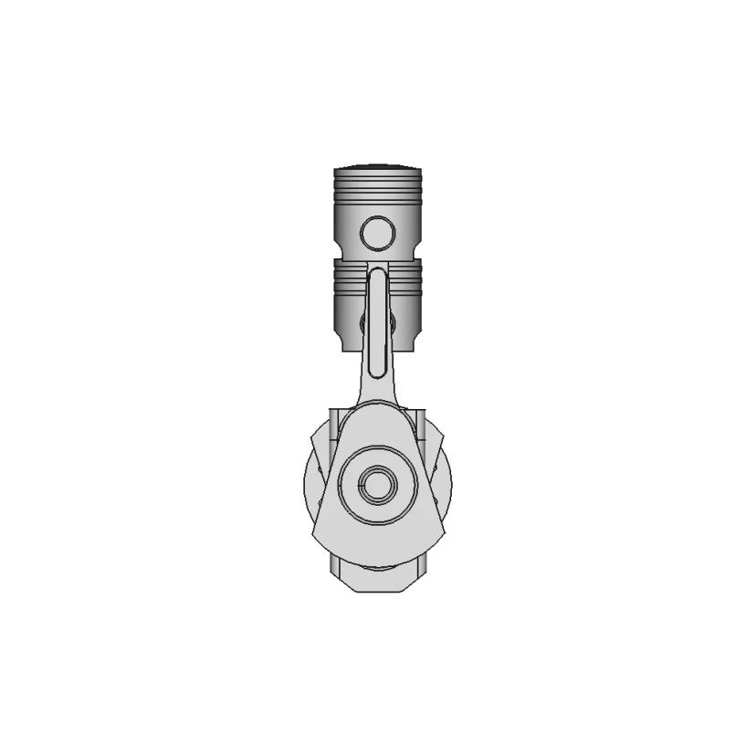 4 Cylinder Engine Assembly 18 | 3D CAD Engineering Model