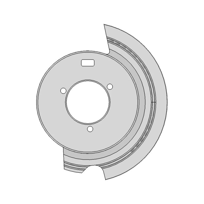 Malla Desplegada 1 | 3D CAD Engineering Model