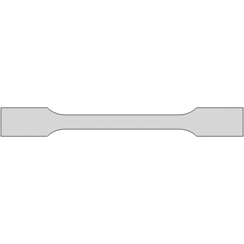 ISO 3167 A1 Tensile Test Specimen Model