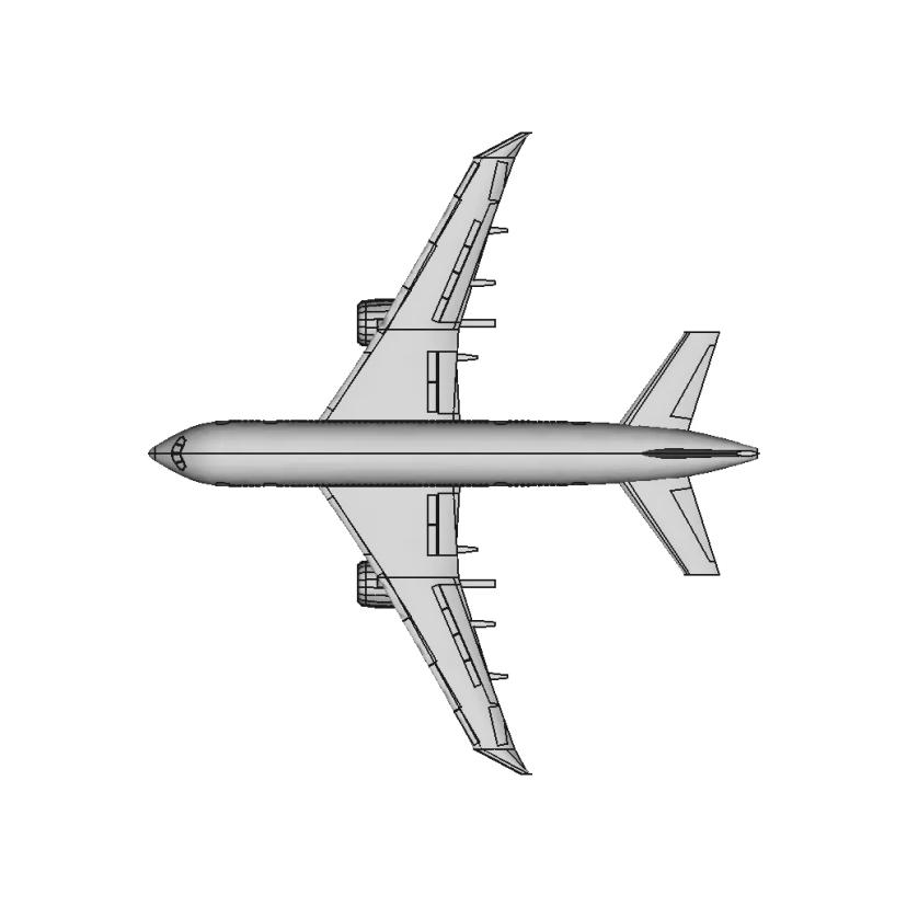 3D Model of a Fighter Jet for CAD Design