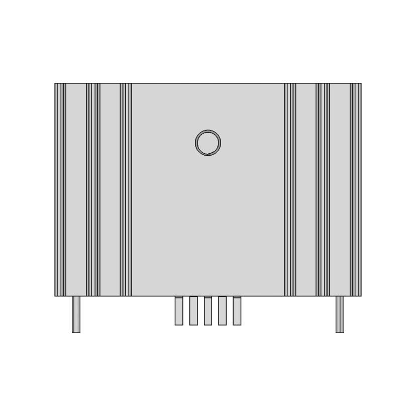 Compact Heat Sink for Audio Amplifiers TDA2050, TDA2030, TDA2003