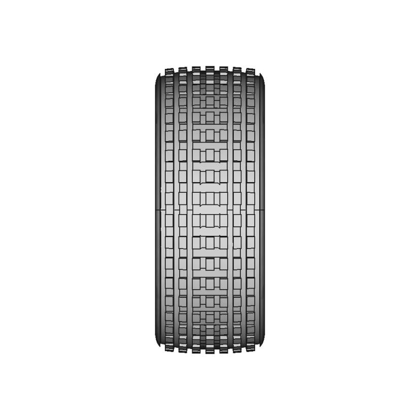 8 Inch Wheel CAD Model for Engineering Applications